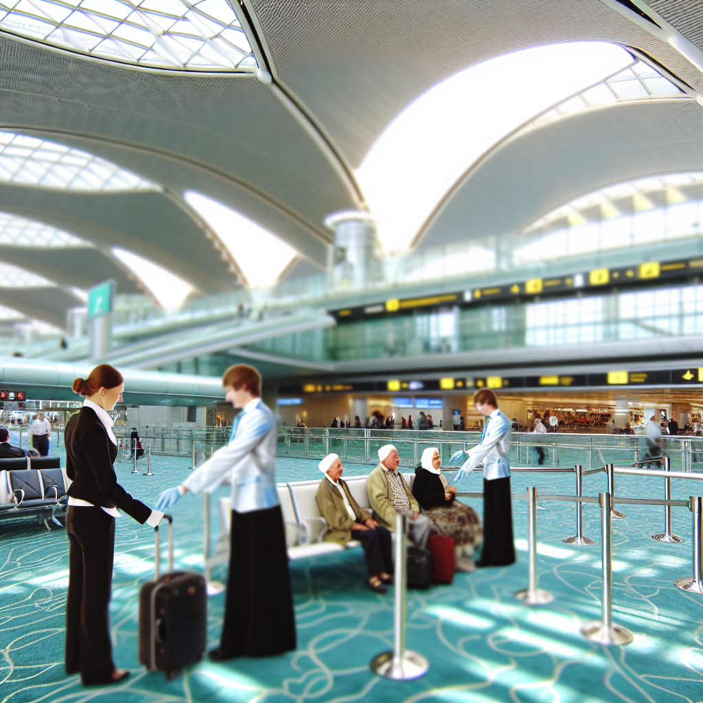 Seamless Travel: Meet and Greet for Elderly Passengers at Dubai Airport - Dubai Airport greeting Service, VIP Transfer Dubai Airport, Premium Assistance Dubai Airport